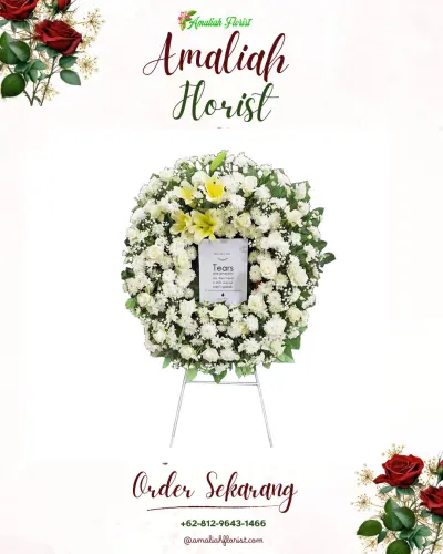 Krans Bunga Duka Cita di Kedundung